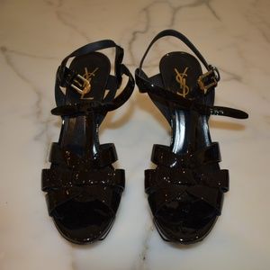 Tribute T-Strap Platform Sandal (Black)